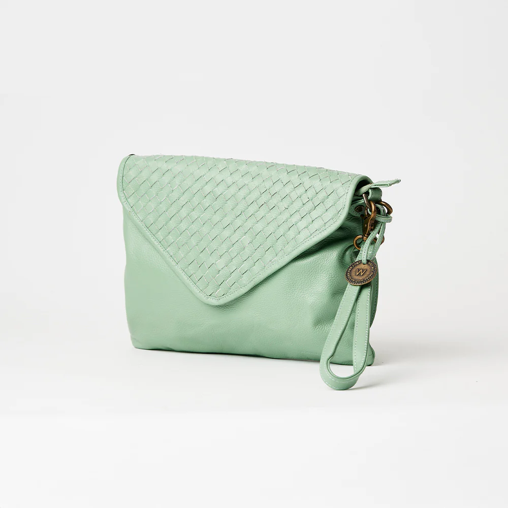 The Marseille Woven Crossbody Clutch - Image 123