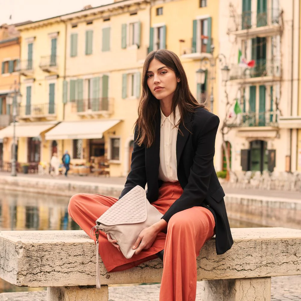 The Marseille Woven Crossbody Clutch - Image 160