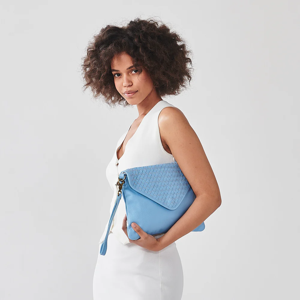 The Marseille Woven Crossbody Clutch - Image 200