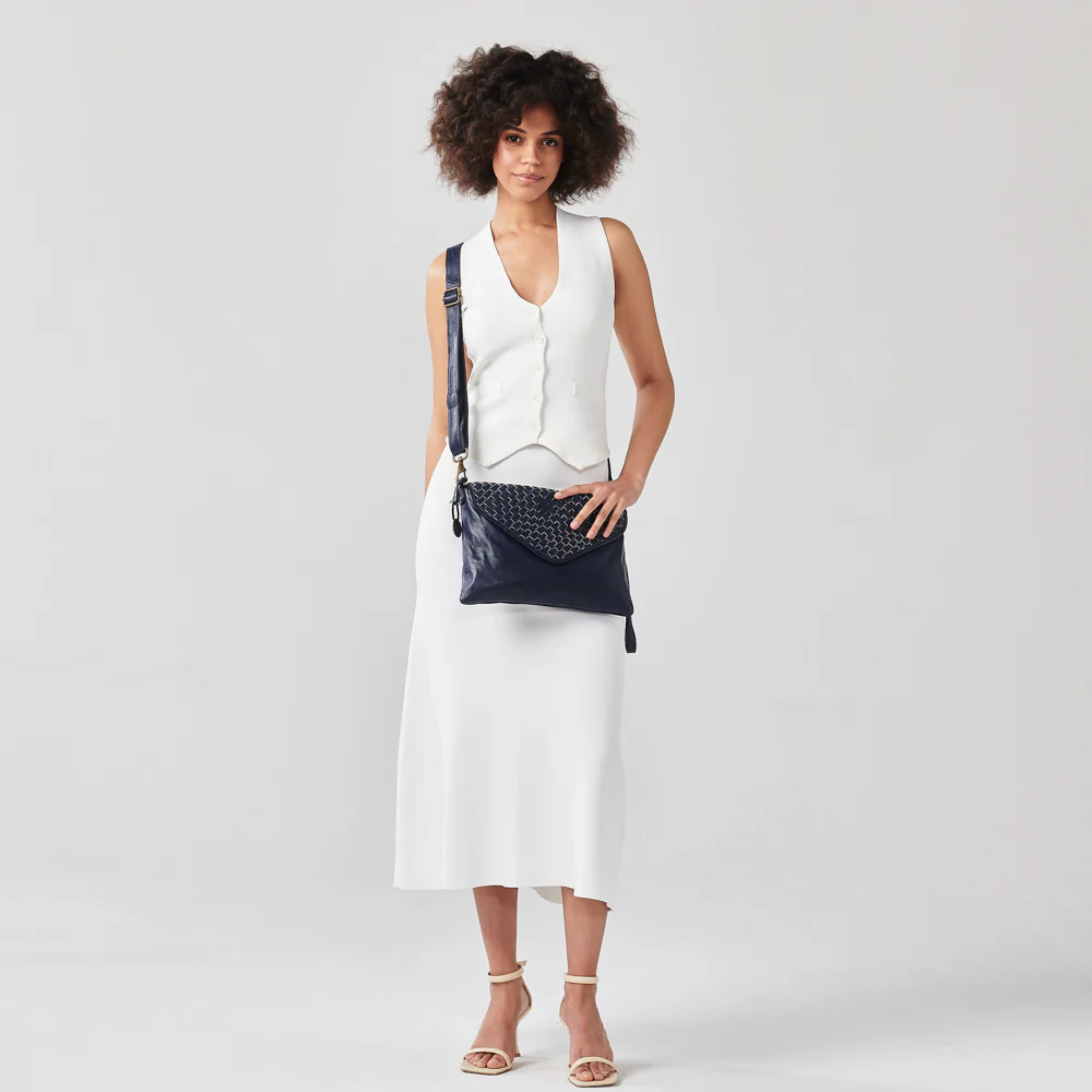 The Marseille Woven Crossbody Clutch - Image 201