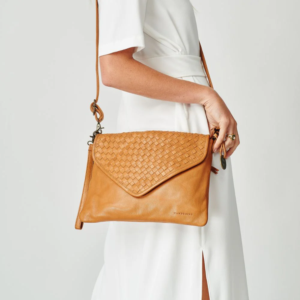 The Marseille Woven Crossbody Clutch - Image 24