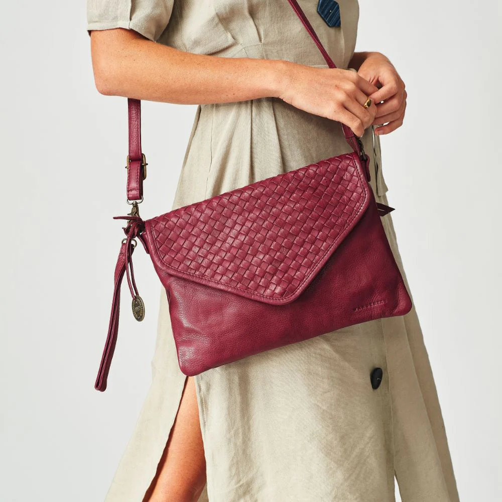 The Marseille Woven Crossbody Clutch - Image 73
