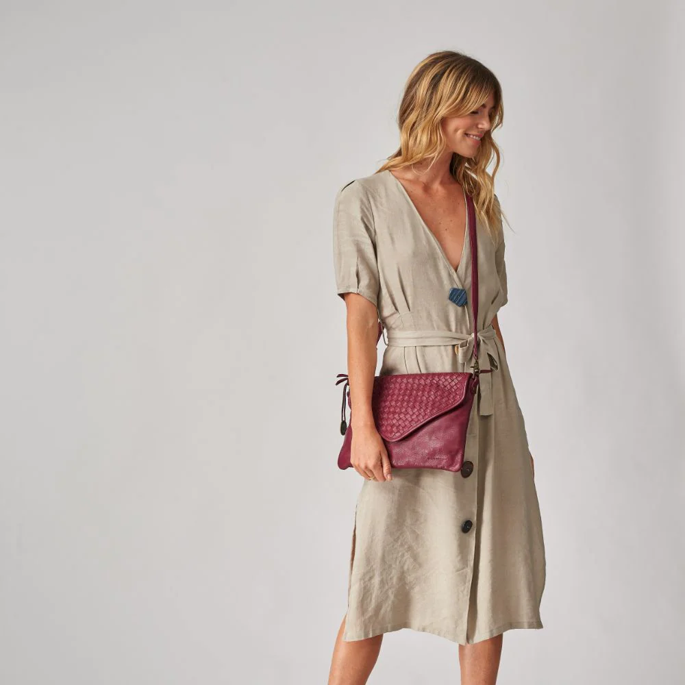 The Marseille Woven Crossbody Clutch - Image 75