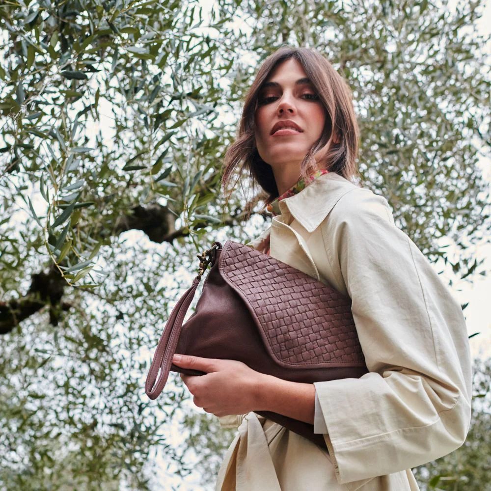 The Marseille Woven Crossbody Clutch - Image 93